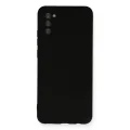BUĞZ Samsung Galaxy A03s Kılıf Nano İçi Kadife Silikon - Siyah