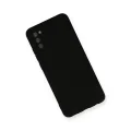 BUĞZ Samsung Galaxy A03s Kılıf Nano İçi Kadife Silikon - Siyah
