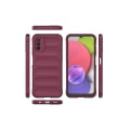 BUĞZ Samsung Galaxy A03s Kılıf Optimum Silikon - Bordo