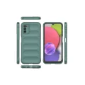 BUĞZ Samsung Galaxy A03s Kılıf Optimum Silikon - Koyu Yeşil