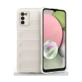 BUĞZ Samsung Galaxy A03s Kılıf Optimum Silikon - Krem