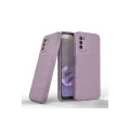 BUĞZ Samsung Galaxy A03s Kılıf Optimum Silikon - Mor
