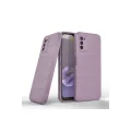 BUĞZ Samsung Galaxy A03s Kılıf Optimum Silikon - Mor