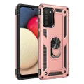 BUĞZ Samsung Galaxy A03s Kılıf Sofya Yüzüklü Silikon Kapak - Rose