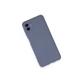 BUĞZ Samsung Galaxy A04 Kılıf Nano İçi Kadife Silikon - Gri