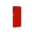BUĞZ Samsung Galaxy A04 Kılıf Nano İçi Kadife Silikon - Kırmızı