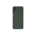 BUĞZ Samsung Galaxy A04 Kılıf Nano İçi Kadife Silikon - Koyu Yeşil