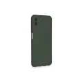 BUĞZ Samsung Galaxy A04 Kılıf Nano İçi Kadife Silikon - Koyu Yeşil