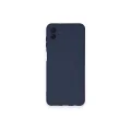 BUĞZ Samsung Galaxy A04 Kılıf Nano İçi Kadife Silikon - Lacivert