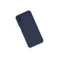 BUĞZ Samsung Galaxy A04 Kılıf Nano İçi Kadife Silikon - Lacivert