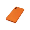 BUĞZ Samsung Galaxy A04 Kılıf Nano İçi Kadife Silikon - Turuncu