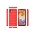 BUĞZ Samsung Galaxy A04 Kılıf Optimum Silikon - Kırmızı