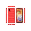 BUĞZ Samsung Galaxy A04 Kılıf Optimum Silikon - Kırmızı
