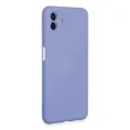 BUĞZ Samsung Galaxy A04e Kılıf Nano İçi Kadife Silikon - Lila
