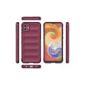 BUĞZ Samsung Galaxy A04e Kılıf Optimum Silikon - Bordo