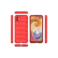 BUĞZ Samsung Galaxy A04e Kılıf Optimum Silikon - Kırmızı