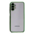 BUĞZ Samsung Galaxy A04s Kılıf Razer Lensli Silikon - Yeşil