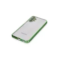 BUĞZ Samsung Galaxy A04s Kılıf Razer Lensli Silikon - Yeşil