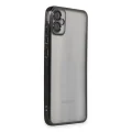 BUĞZ Samsung Galaxy A05 Kılıf Razer Lensli Silikon - Siyah