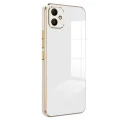 BUĞZ Samsung Galaxy A05 Kılıf Volet Silikon - Beyaz