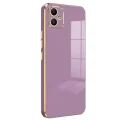 BUĞZ Samsung Galaxy A05 Kılıf Volet Silikon - Mor