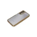 BUĞZ Samsung Galaxy A05s Kılıf Razer Lensli Silikon - Gold