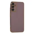 BUĞZ Samsung Galaxy A05s Kılıf Volet Silikon - Mor