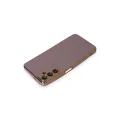 BUĞZ Samsung Galaxy A05s Kılıf Volet Silikon - Mor