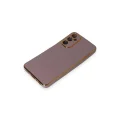 BUĞZ Samsung Galaxy A05s Kılıf Volet Silikon - Mor