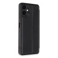 BUĞZ Samsung Galaxy A06 Kılıf Flip Cover - Siyah