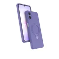 BUĞZ Samsung Galaxy A07 4g Regal Magsafe Standlı Kapak - Lila