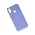BUĞZ Samsung Galaxy A10s Kılıf Nano İçi Kadife Silikon - Lila