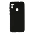BUĞZ Samsung Galaxy A11 Kılıf Nano İçi Kadife Silikon - Siyah