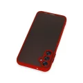 BUĞZ Samsung Galaxy A14 4g Kılıf Montreal Silikon Kapak - Kırmızı