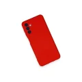 BUĞZ Samsung Galaxy A14 4g Kılıf Nano İçi Kadife Silikon - Kırmızı