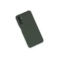 BUĞZ Samsung Galaxy A14 4g Kılıf Nano İçi Kadife Silikon - Koyu Yeşil