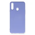 BUĞZ Samsung Galaxy A20s Kılıf Nano İçi Kadife Silikon - Lila