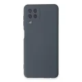 BUĞZ Samsung Galaxy A22 Kılıf Nano İçi Kadife Silikon - Gri
