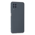 BUĞZ Samsung Galaxy A22 Kılıf Nano İçi Kadife Silikon - Gri