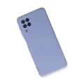 BUĞZ Samsung Galaxy A22 Kılıf Nano İçi Kadife Silikon - Lila