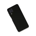 BUĞZ Samsung Galaxy A22 Kılıf Nano İçi Kadife Silikon - Siyah