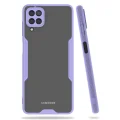 BUĞZ Samsung Galaxy A22 Kılıf Platin Silikon - Lila