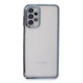BUĞZ Samsung Galaxy A23 4g Kılıf Razer Lensli Silikon - Açık Mavi