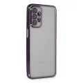 BUĞZ Samsung Galaxy A23 4g Kılıf Razer Lensli Silikon - Mor