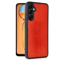 BUĞZ Samsung Galaxy A26 Kılıf Aras Deri Kapak - Kırmızı
