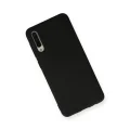 BUĞZ Samsung Galaxy A30s Kılıf Nano İçi Kadife Silikon - Siyah