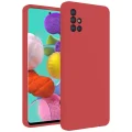 BUĞZ Samsung Galaxy A31 Kılıf Nano İçi Kadife Silikon - Kiremit