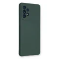 BUĞZ Samsung Galaxy A33 5g Kılıf Nano İçi Kadife Silikon - Koyu Yeşil