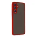 BUĞZ Samsung Galaxy A34 5g Kılıf Montreal Silikon Kapak - Kırmızı