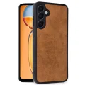 BUĞZ Samsung Galaxy A36 Kılıf Aras Deri Kapak - Taba